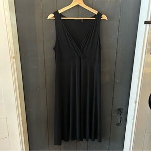 Eileen Fisher Black Midi Dress